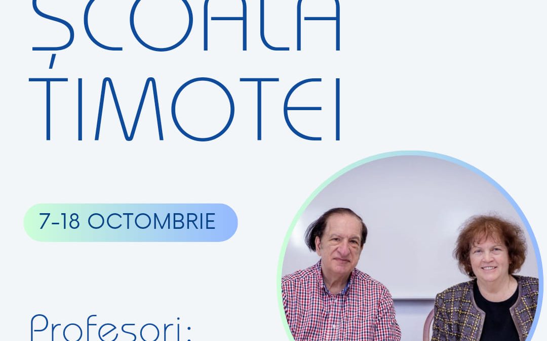 Școala Timotei, Sesiunea I - Echipare pentru profesori