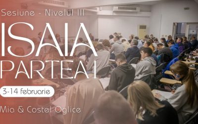 Sesiune de nivelul III – În perioada 3-14 februarie, învățătorii Mia Costel Oglice