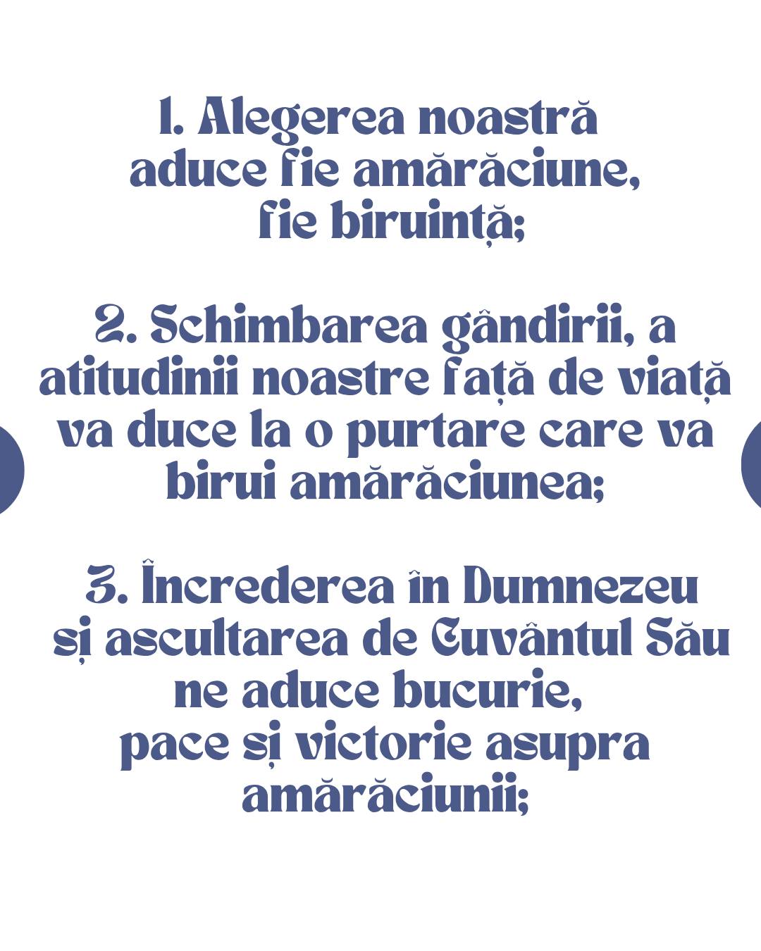Alegem sa ne incredem in Dumnezeu in toate situatiile vietii si sa nu ne lasam prinsi in capcana amaraciunii Costel Oglice 7