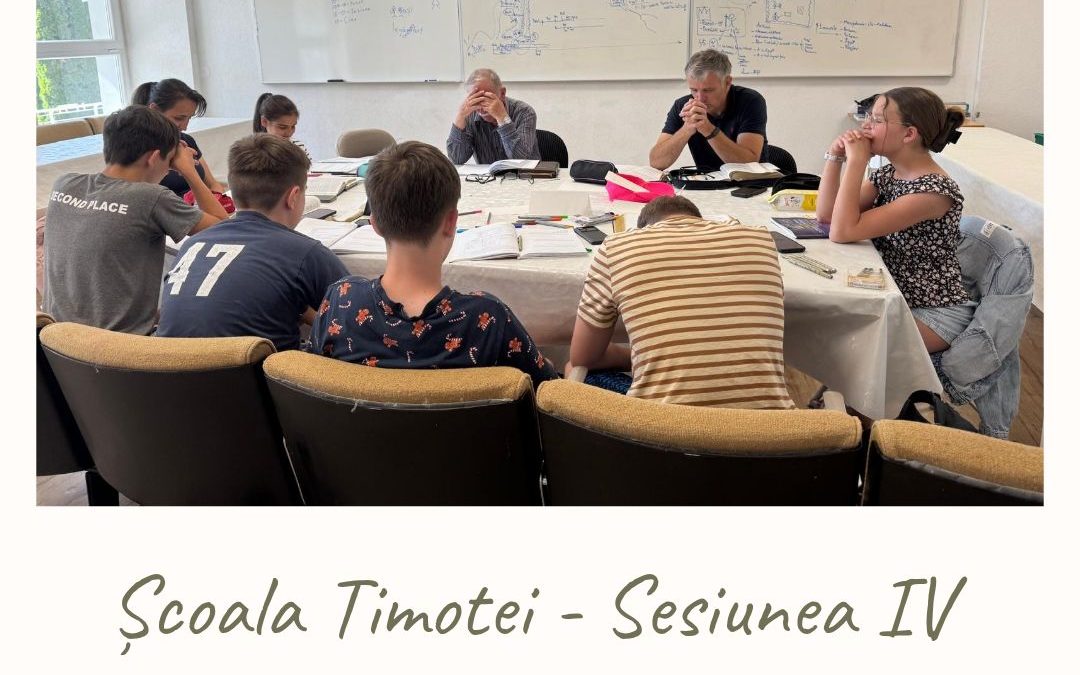 Școala Timotei. Proiect din cadrul Institutului Precept dedicat adolescenților
